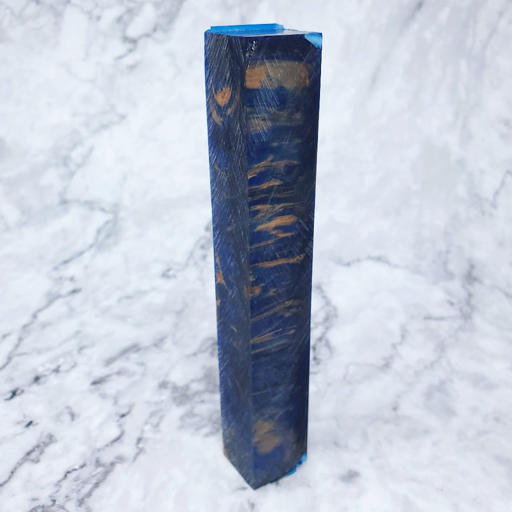 Pen Blank - Blue & Copper