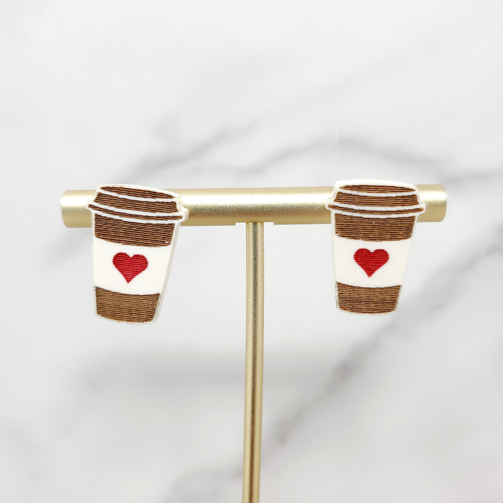 Coffee Cup Studs