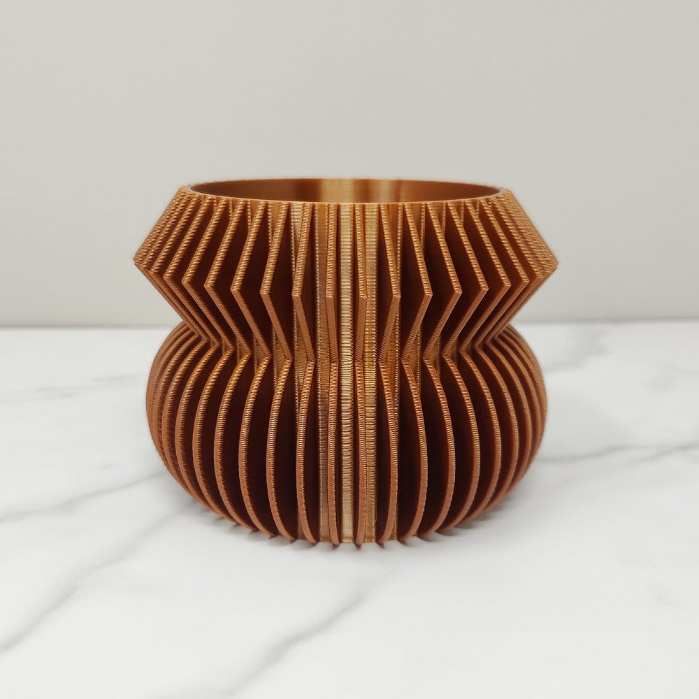 3" Fins Planter, Bronze