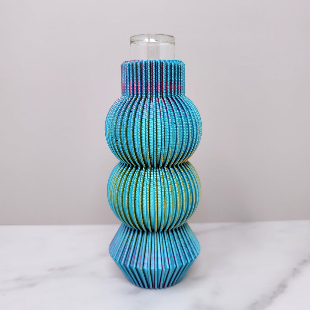 Bud Vase, Pastel Rainbow