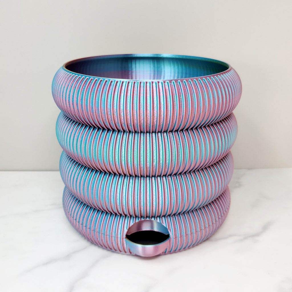 6" Self-Watering Planter, Pastel Rainbow