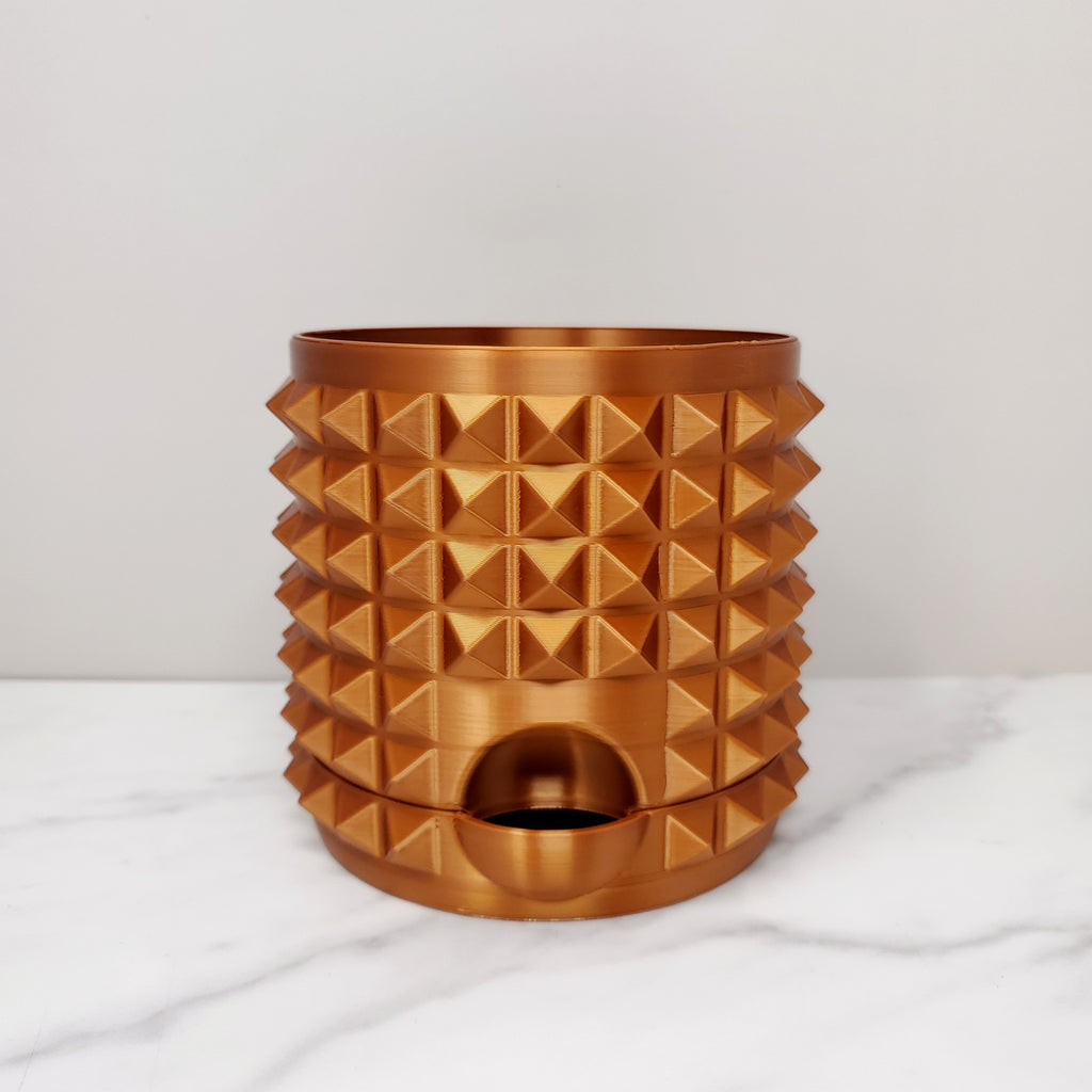 4" Self-Watering Planter, Bronze
