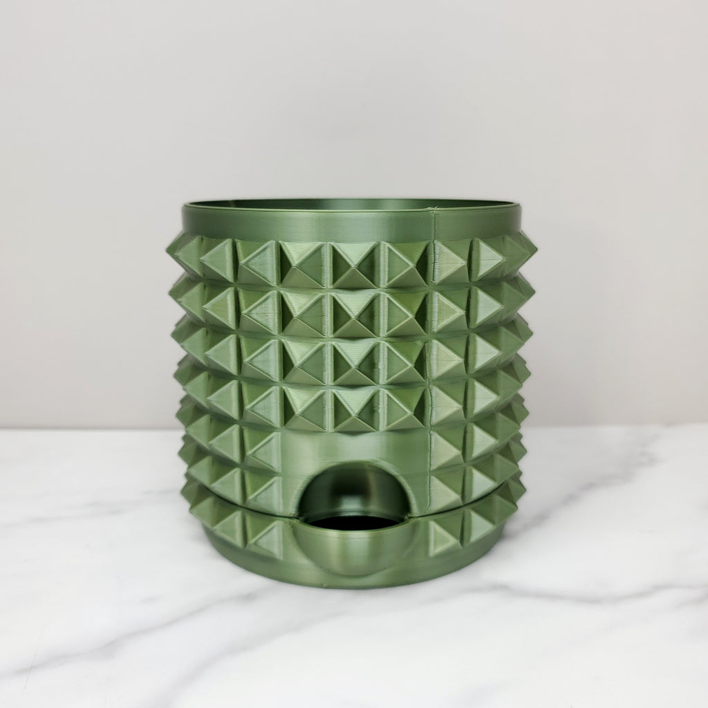 4" Self-Watering Planter, Olive