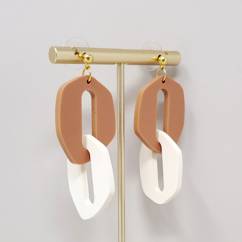 Oval Link Earrings