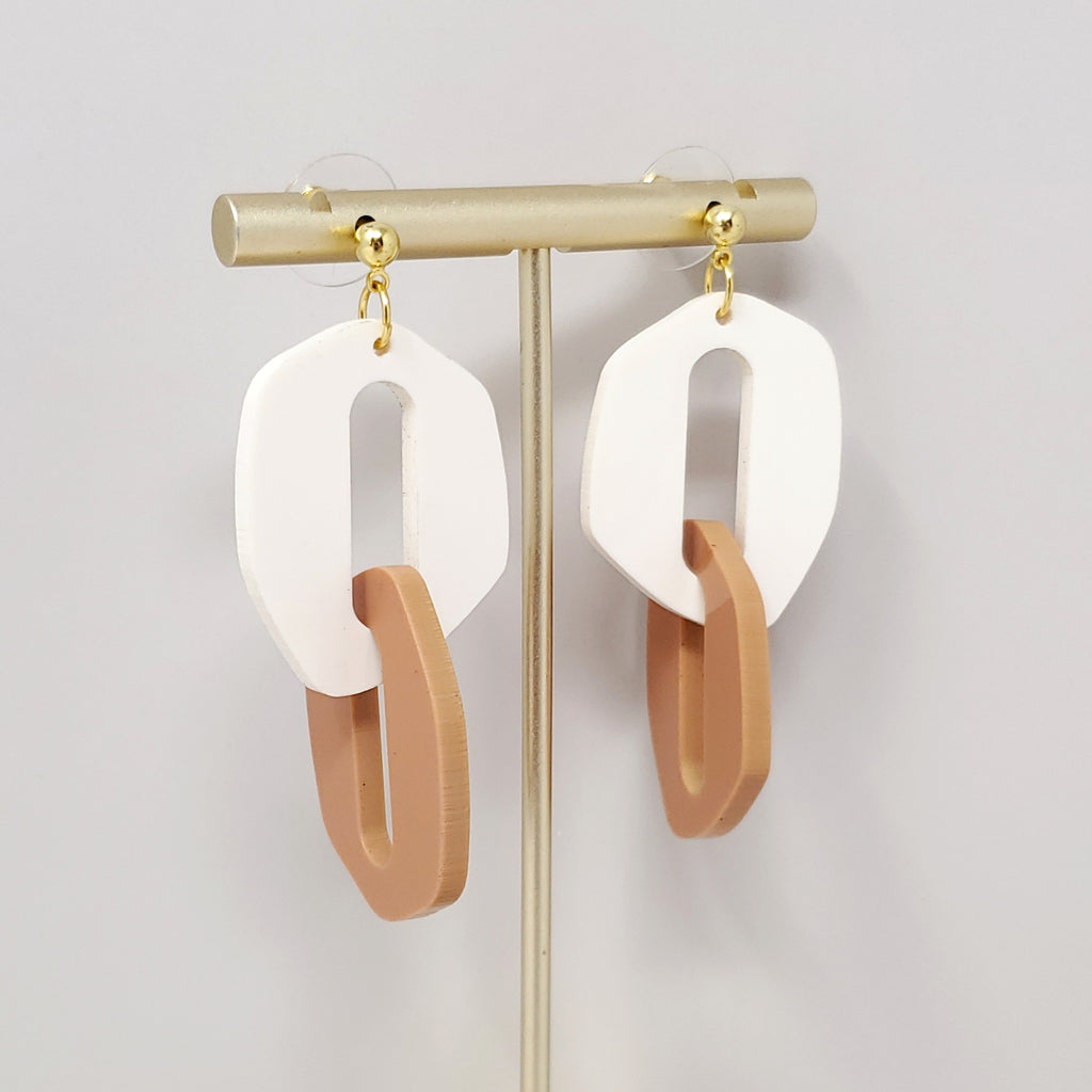 Oval Link Earrings