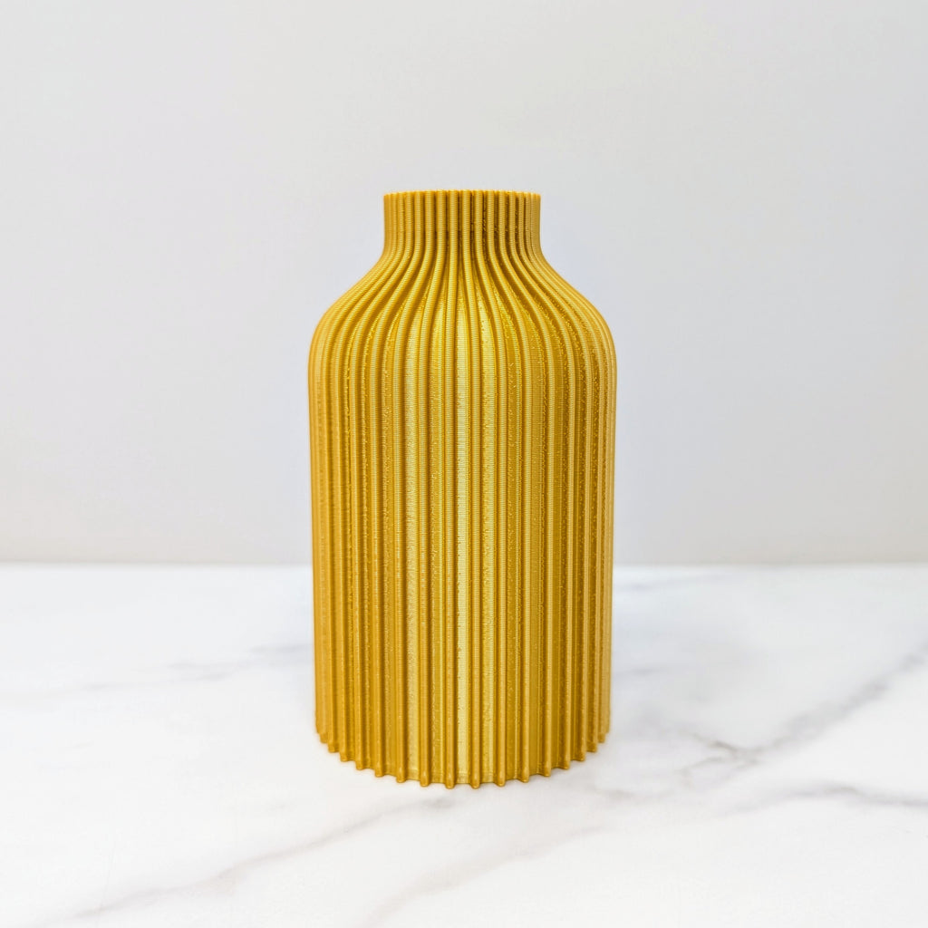 Small Bottle Vase, Gold