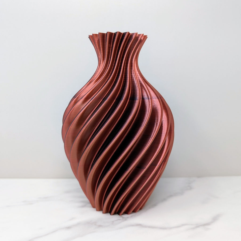 Large Spiral Vase, Dark Phoenix