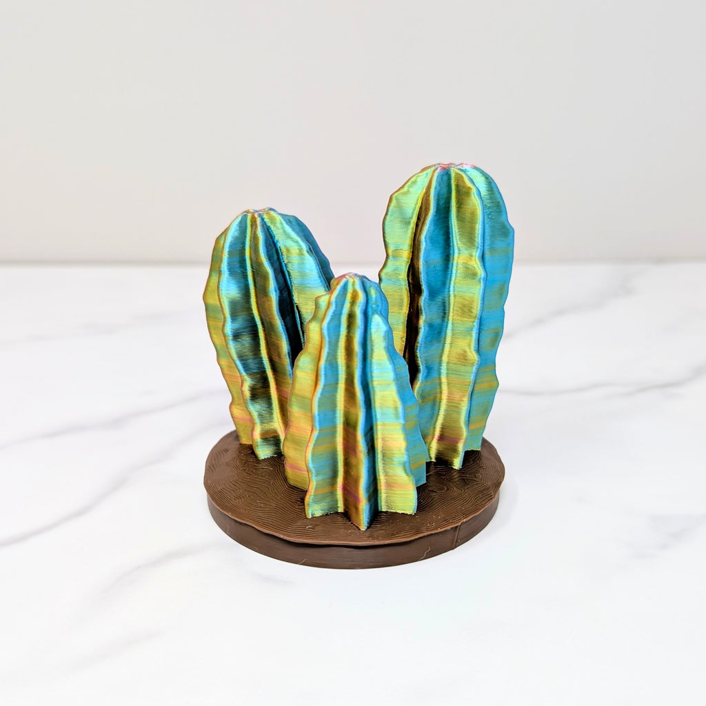 Container Cactus Lid - Pillar, Pastel Rainbow