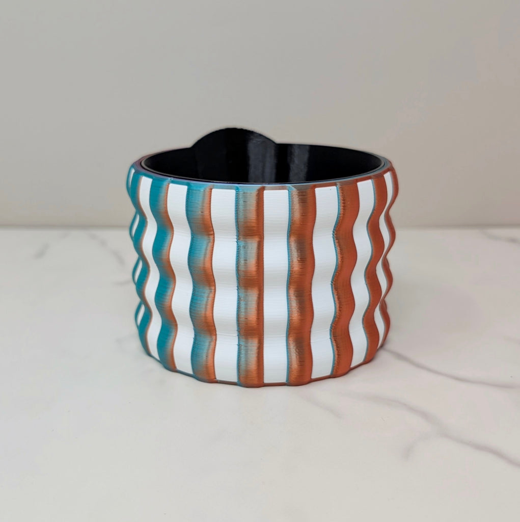 4" Stripes Planter, Dusk to Dawn