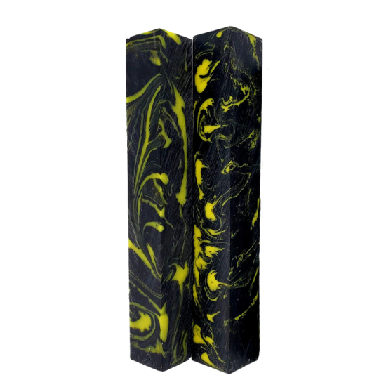 Pen Blank - Black and Yellow