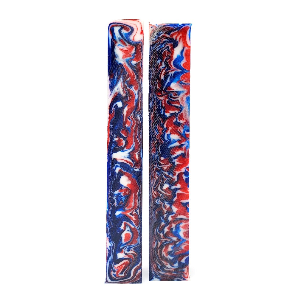 Pen Blank - Red, White and Blue