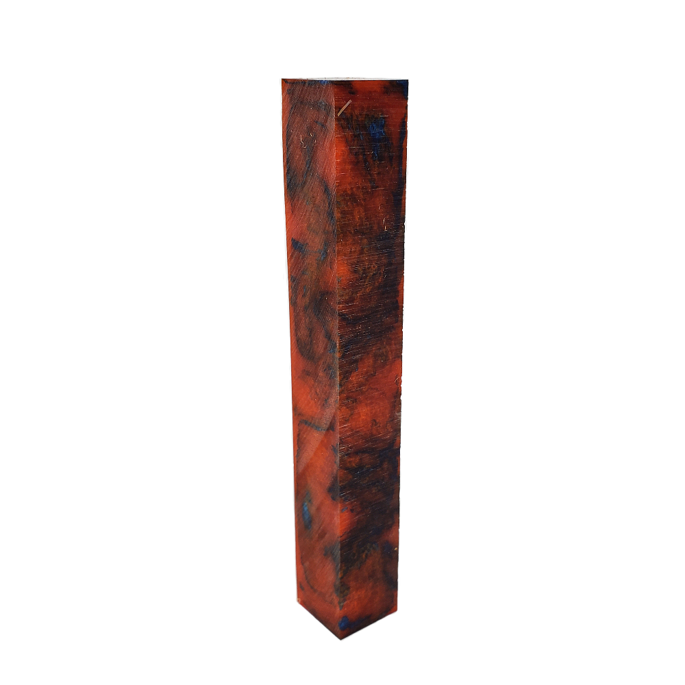 Pen Blank - Orange and Blue