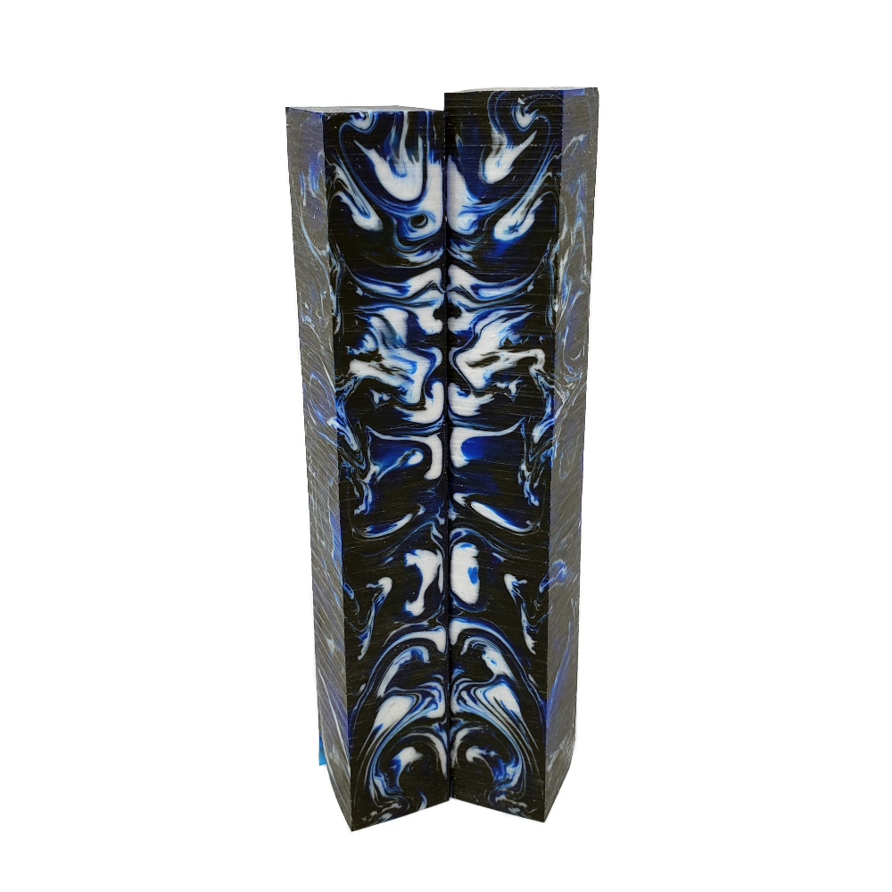 Pen Blank - Blue, Black and White
