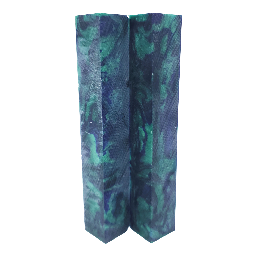 Pen Blank - Blue and Green